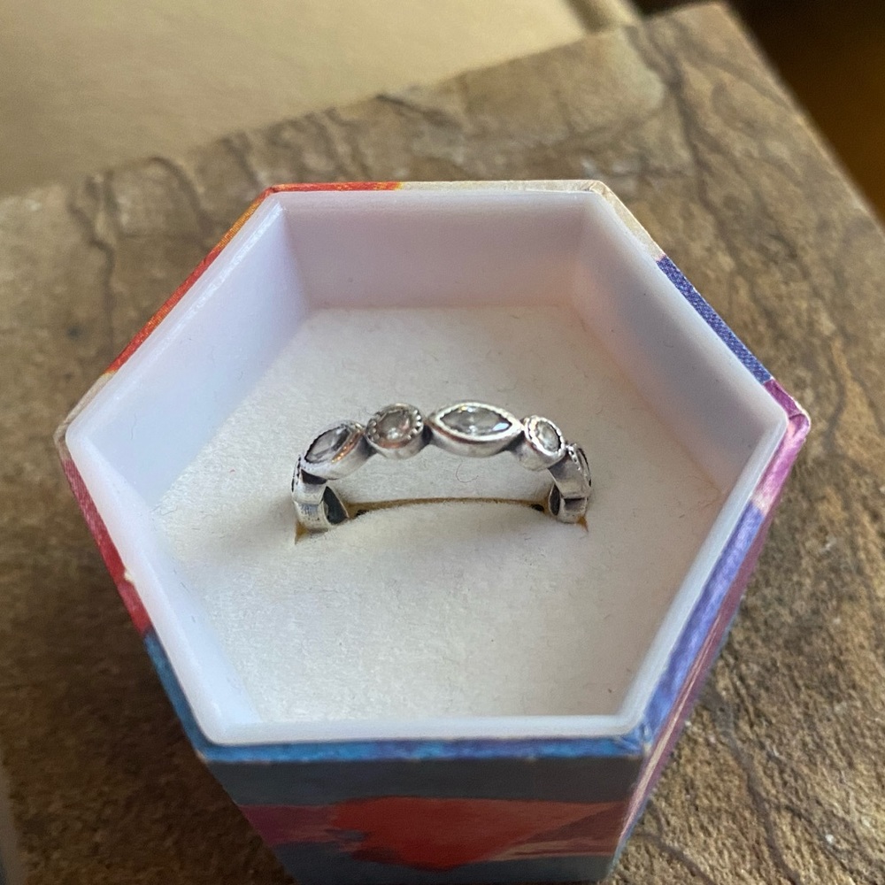Pandora Tear Drop Ring! Size 6
